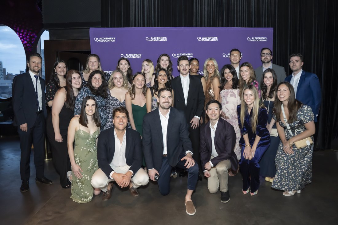 Volunteers and donors gathered at an Alzheimer's Association benefit gala